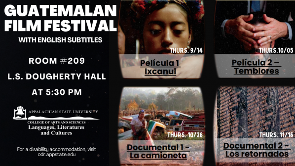 Guatemalan Film Festival, Fall 2023